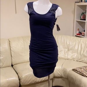 Navy Dress. Velvet By Graham & Spencer